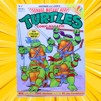 TMNT Turtles Comic Magazin 5 Conpart 1991 selten | Hoppla-Stuff